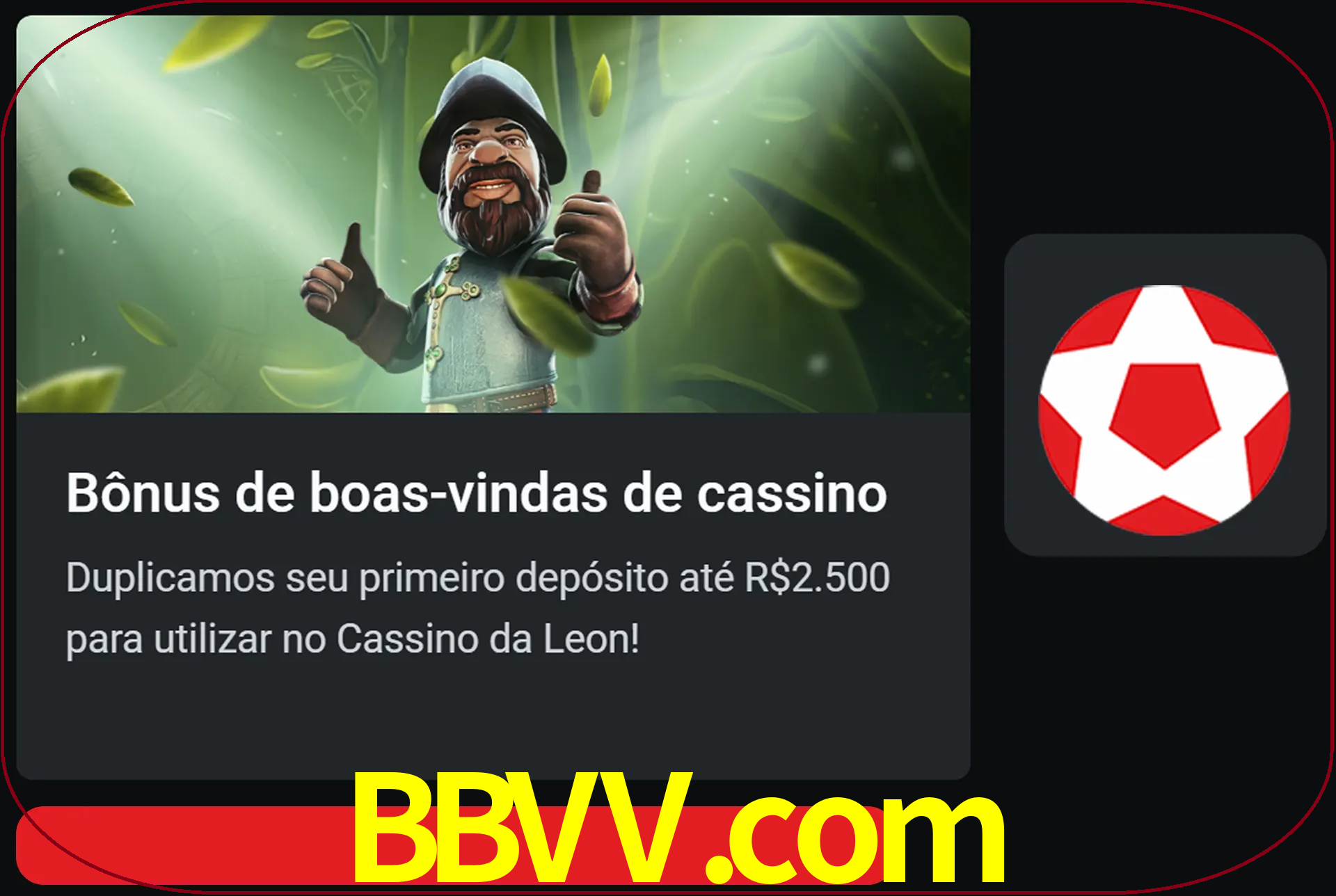 Receba seu dinheiro do bônus de boas-vindas após o primeiro depósito.