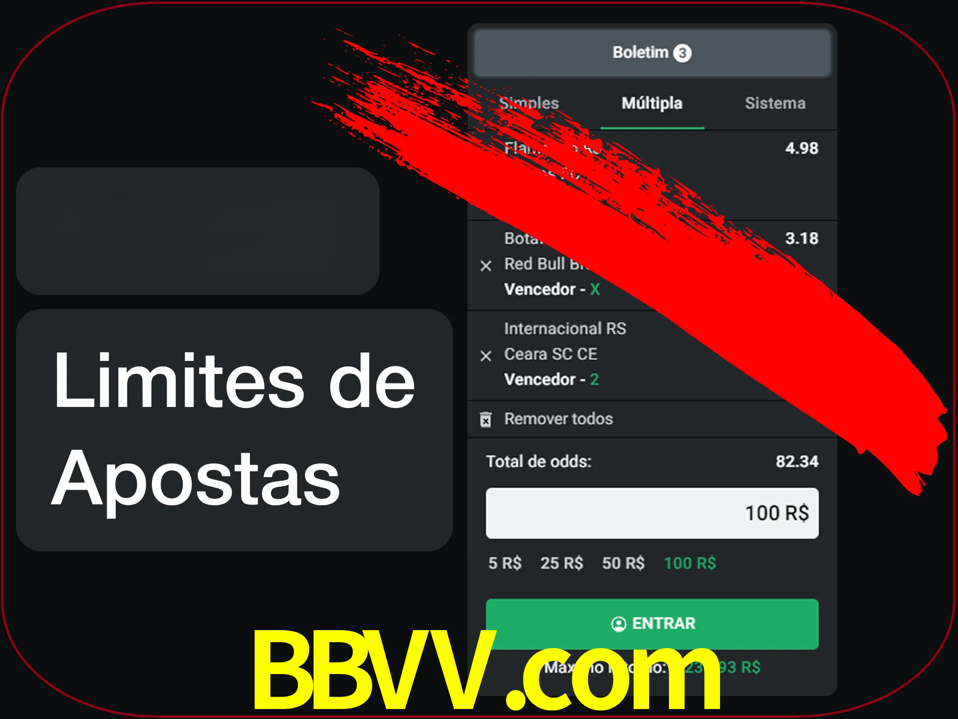 Não faça apostas loucas.